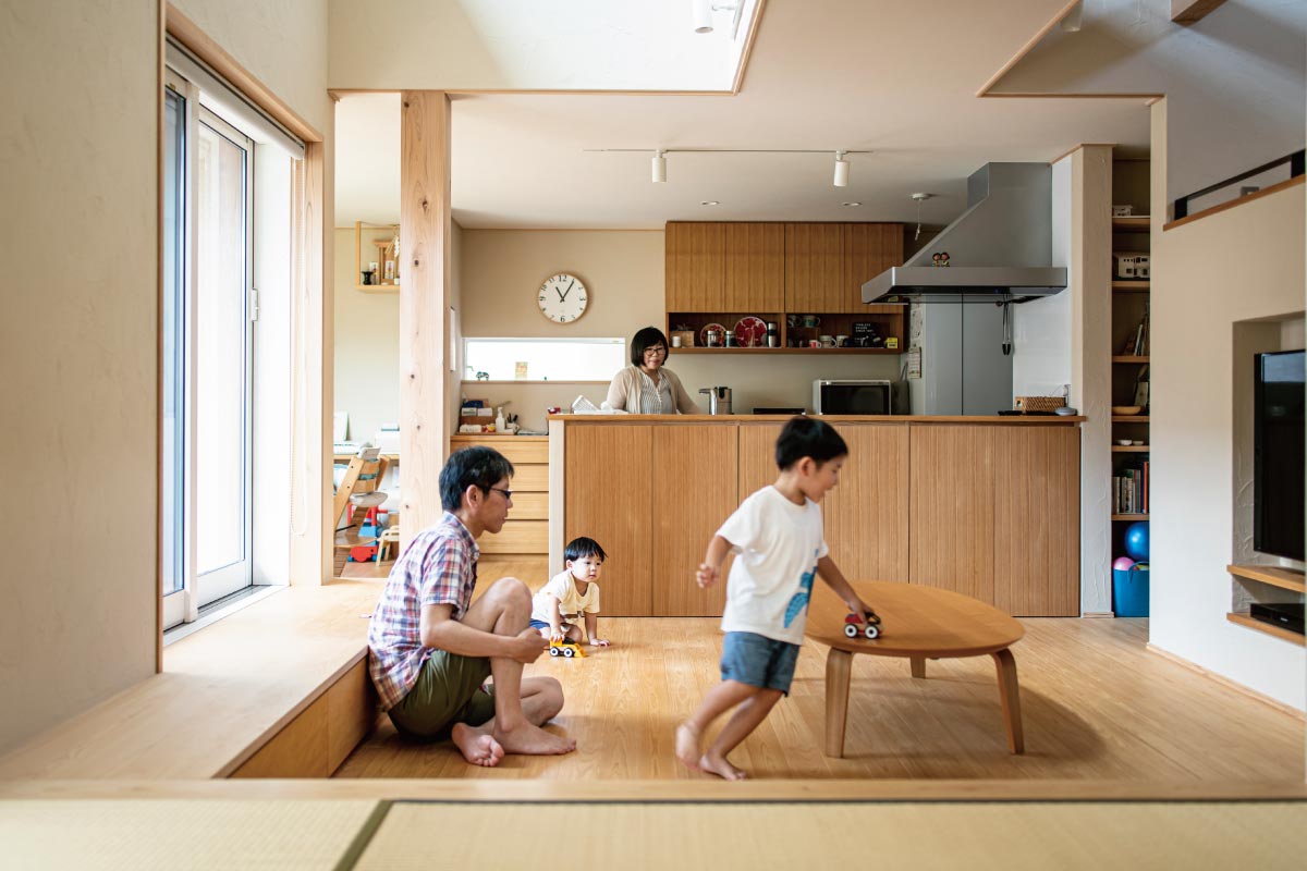 子どもとの時間を丁寧に過ごせるすまい